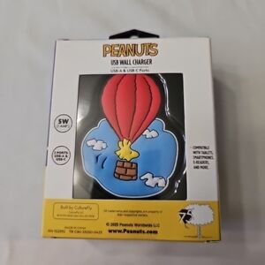 Peanuts Woodstock Hot Air Balloon Wall Charger - CROSS LISTED